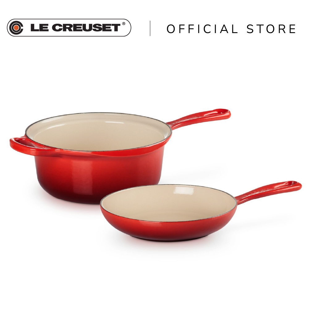 หม้อและกระทะ เหล็กหล่อ Signature 2-In-1 Pan 22cm