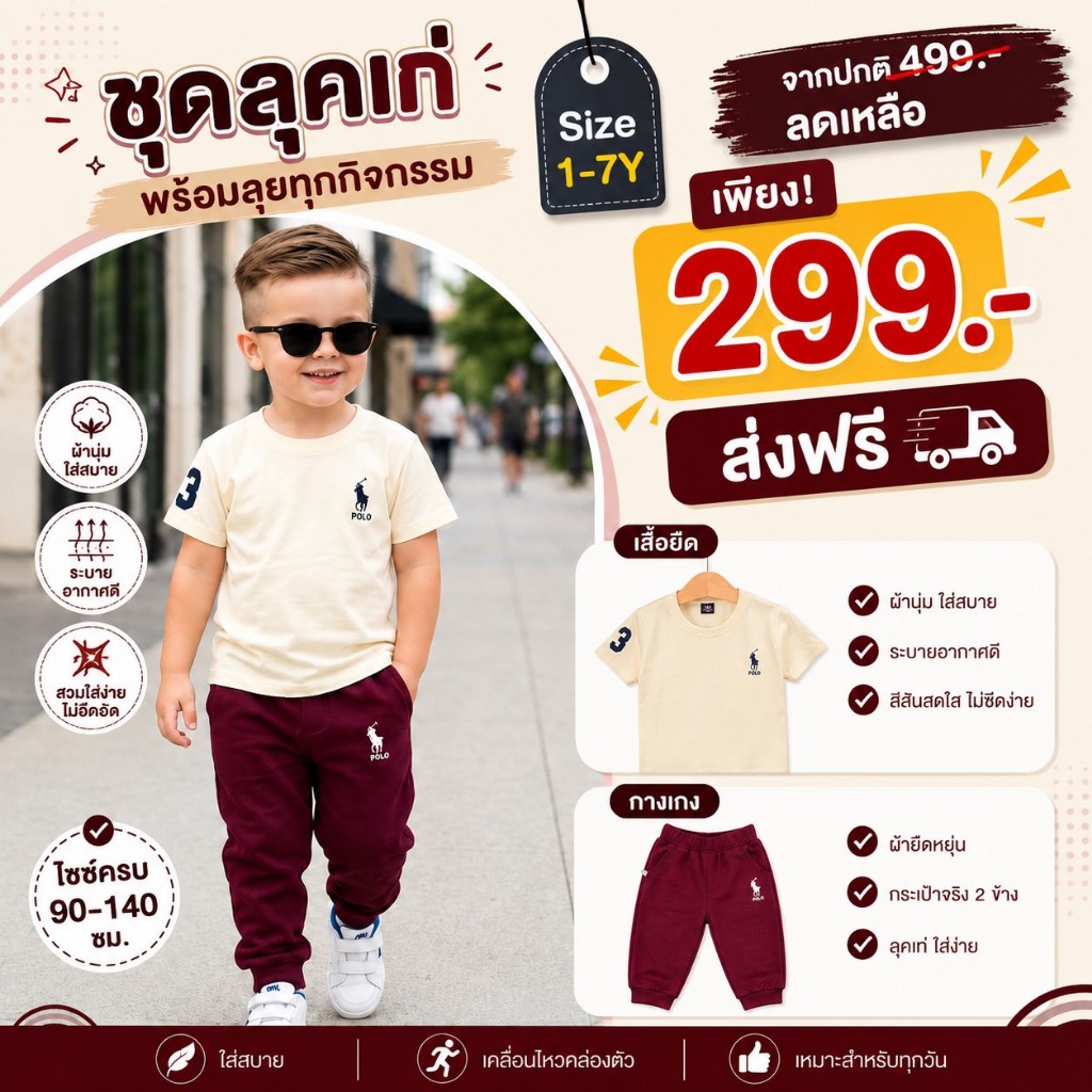 ชุดเซตเสื้อยืดคอกลมคู่กางเกงขายาว งานปักแน่นๆ สีสด ลายสวย ผ้าไม่หนาไม่บาง กำลังดี ใส่สบายค่ะ