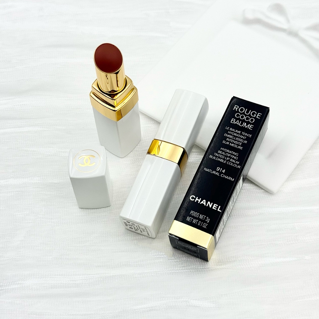 แท้🚚จัดส่งภายในวันเดียวกัน Chanel rouge coco baume 3g แท่งสีขาว ลิปบาล์ม สี #914 #916 #918 #920