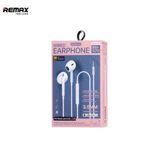 Remax Small Talk RM-570 - หูฟัง earbuds มีสาย Aux พร้อมไมโครโฟน