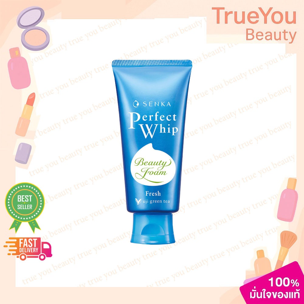 (1หลอด)Senka Perfect Whip Fresh เซนกะ โฟมล้างหน้า 100g.