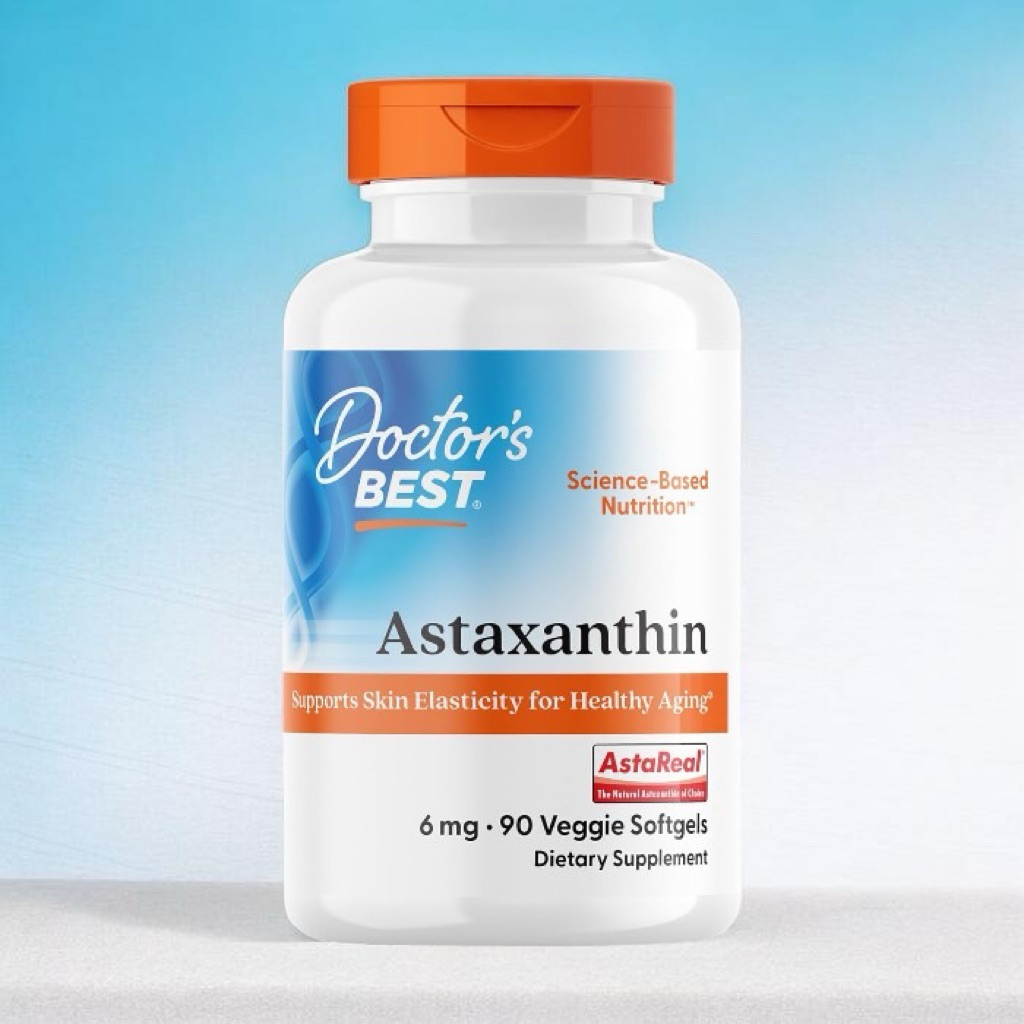 ✅พร้อมส่ง แอสตาแซนธิน 6 mg🍁 Doctor's Best, Astaxanthin with AstaReal, 6 mg, 90 Veggie Softgels