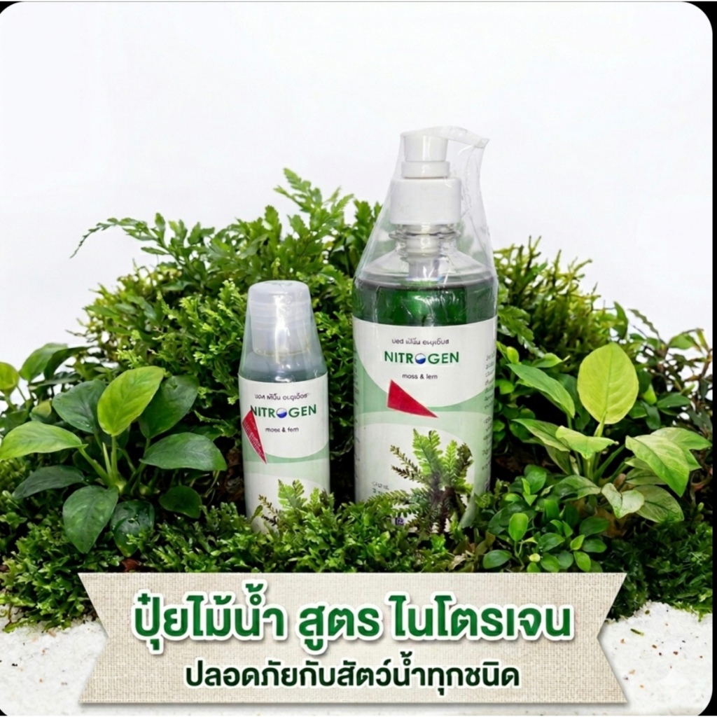 Nitrogen ปุ๋ยน้ำสำหรับพืชน้ำ มอส เฟิร์น​ มาริโมะ