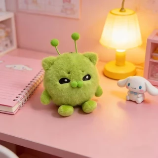 จัดส่งในวันเดียวกัน คนต่างด้าวแมวตุ๊กตาตุ๊กตาของเล่นตุ๊กตาแมวจี้จี้พวงกุญแจหยิกบอลตุ๊กตาของขวัญวันเกิด