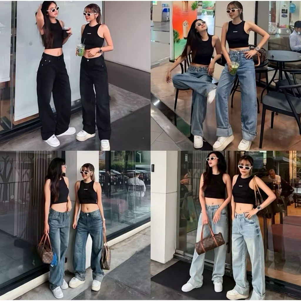 RW01 Basic jeans RaWii ทรงกระบอก