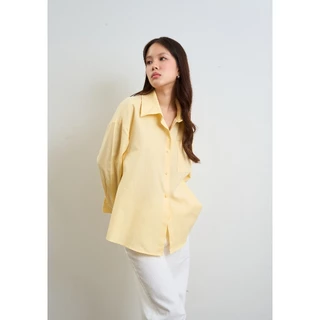 [Back in Stock] SAC.BKK เสื้อเชิ้ตผู้หญิง ดีเทลแขนยาวผ่าข้าง รุ่น Slit Shirt