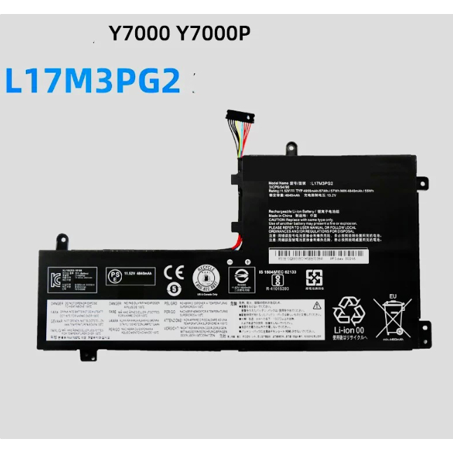 ❉Ⅻ แบรนด์ใหม่LENOVO L17C3PG2 เข้ากันได้Rescuer Y7000 Y7000P Legion Y530-15ICH L17M3PG2 L17M3PG1 L17L