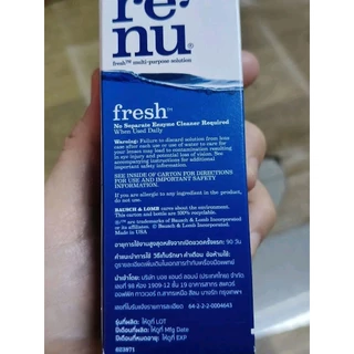 น้ำยา Renu น้ำยาล้างทำความสะอาดคอนแทคเลนส์ น้ำยาหยอดตาหมดอายุ 30เมย70