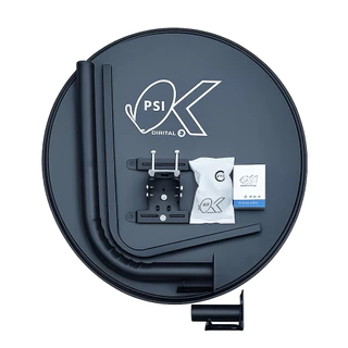 ( แพค 5 ชุด ) Psi OK 60cm. ชุดจานดาวเทียม OK ( ไม่มีหัว LNB ) สำหรับช่างติดตั้ง รองรับ ไทยคม 6 , 8