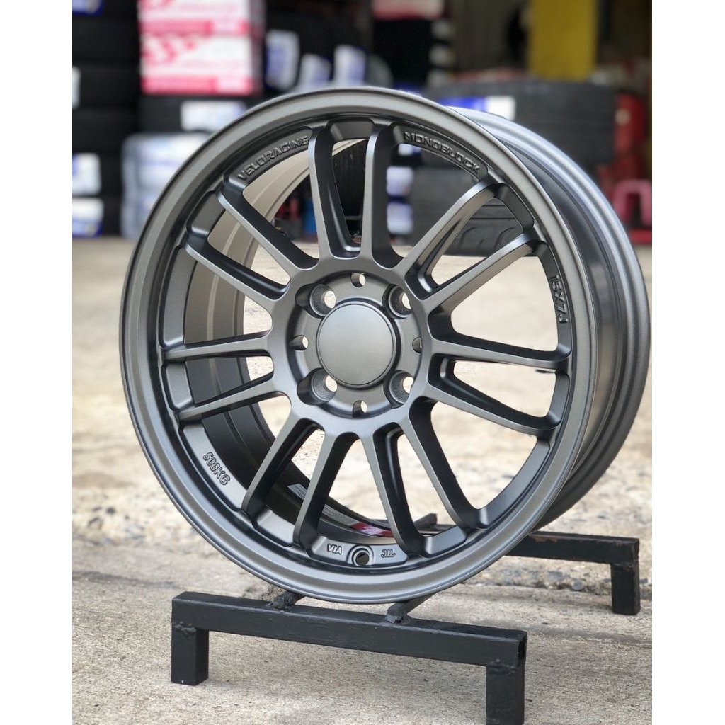 RE30 ขอบ15 4/100 กว้าง7 ออฟ35 ล้อใหม่ (4วง)