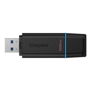 128 GB FLASH DRIVE (แฟลชไดร์ฟ) KINGSTON DATATRAVELER EXODIA - USB 3.2 GEN 1 USB-A BLACK-BLUE DTXG2/128GB