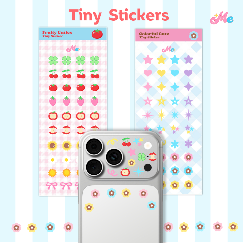 Tiny Sticker สติกเกอร์ขนาดเล็กใช้ติดตกแต่งเพิ่มความน่ารัก I Meyou.Me2