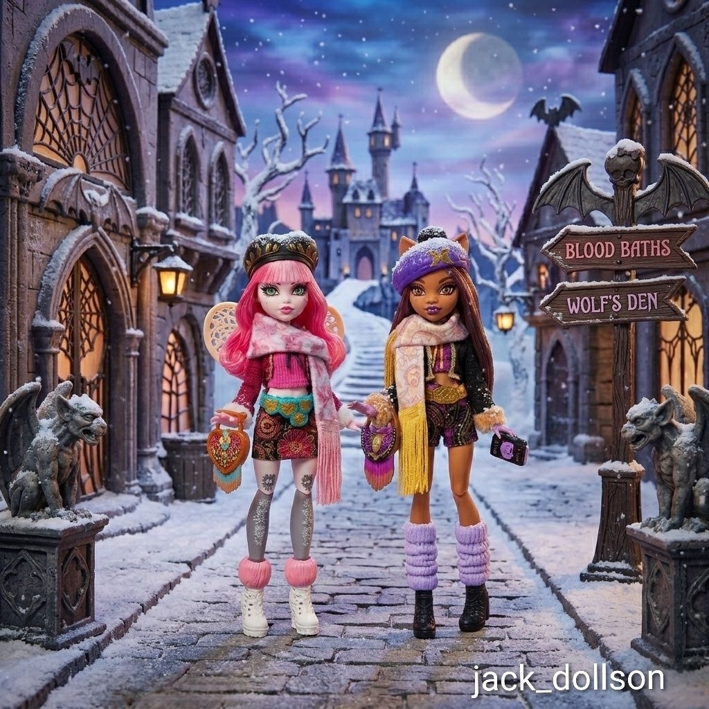 Monster High Skulltimate Secrets Destination Cabin Slay-cation Dolls ตุ๊กตามอนสเตอร์ไฮ สกัลติเมท ซีเ