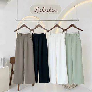 กางเกงขายาวทรงกระบอก กางเกงทำงาน กางเกงขายาว BASIC PANTS