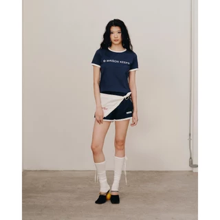 maison KEEPS | The Ringer Mark Logo Tee | เสื้อยืด สกรีนโลโก้ Mark