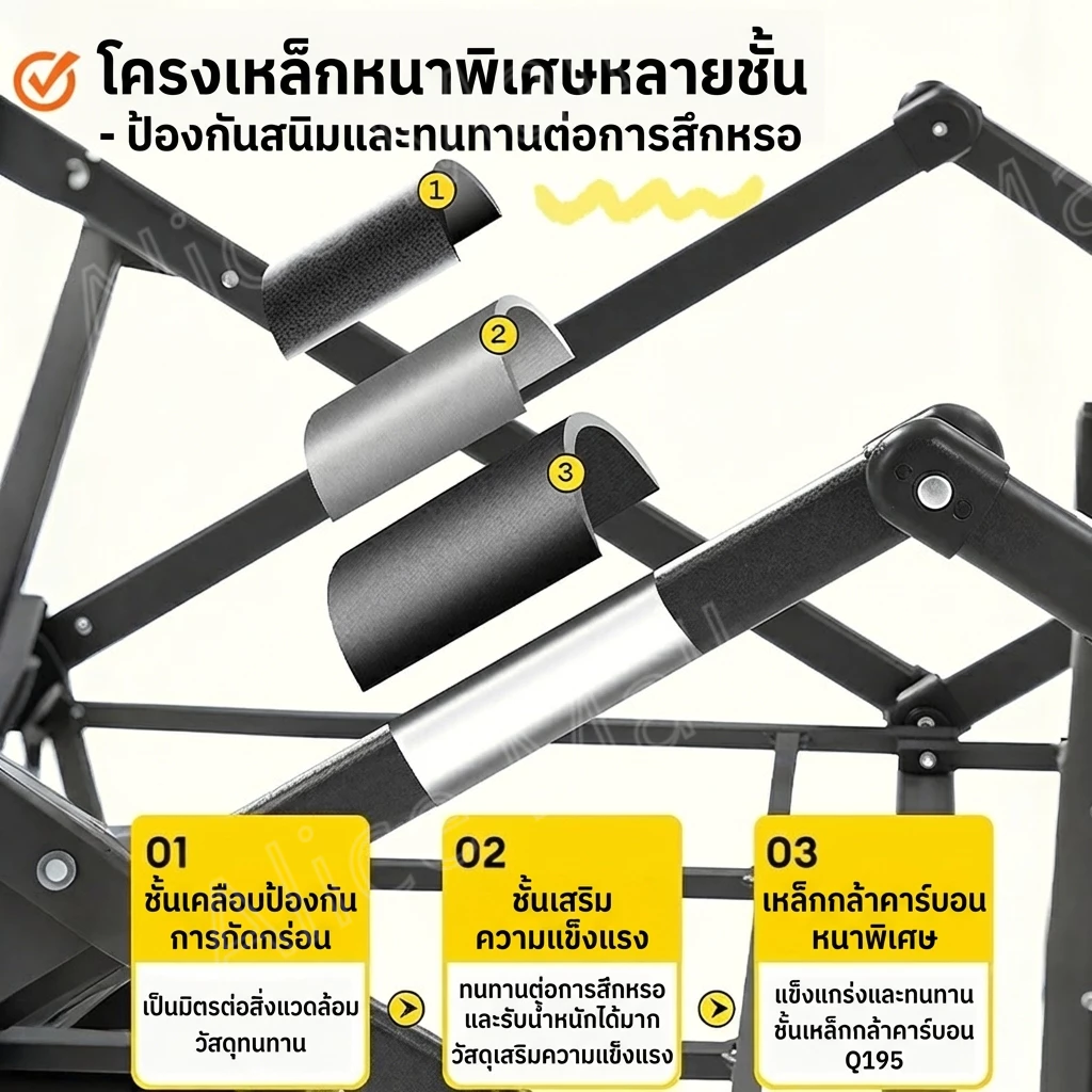 รถเข็นแคมป์ปิ้ง รถเข็นแคมป์ปิ้ง รถเข็นพับได้ แข็งแรง รับน้ำหนัก 300KG แบบพกพา รถเข็นปิกนิค 4 ล้อ thumbnail 6