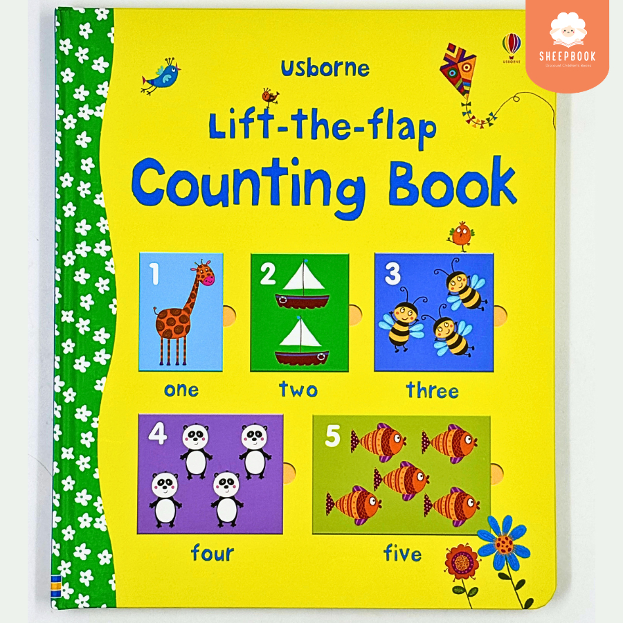 บอร์บุ๊ค Lift the Flap Counting Book มีแผ่นเปิดปิด H2B4
