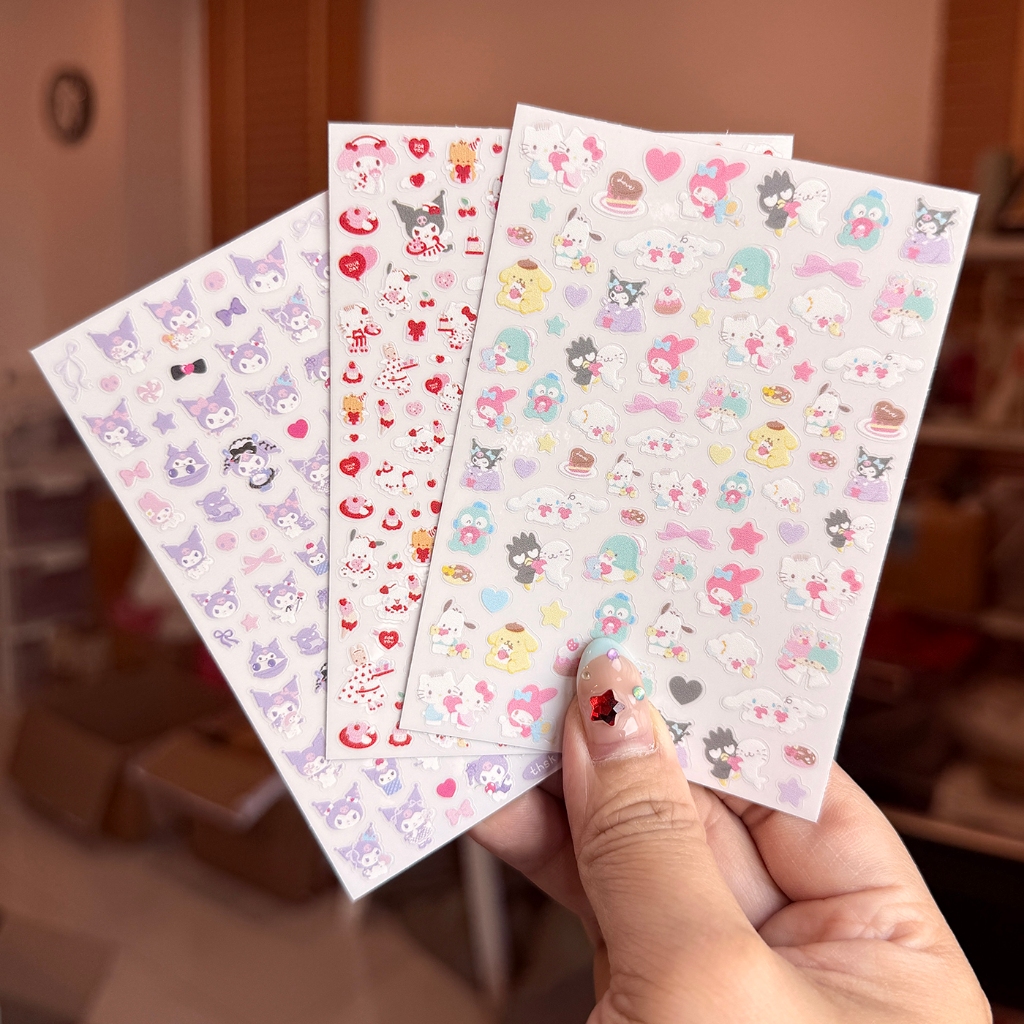Tiny Sticker (two.heartsticker) สติ๊กเกอร์มินิ สติ๊กเกอร์ติดขอบกล้อง iphone ขนาด A7