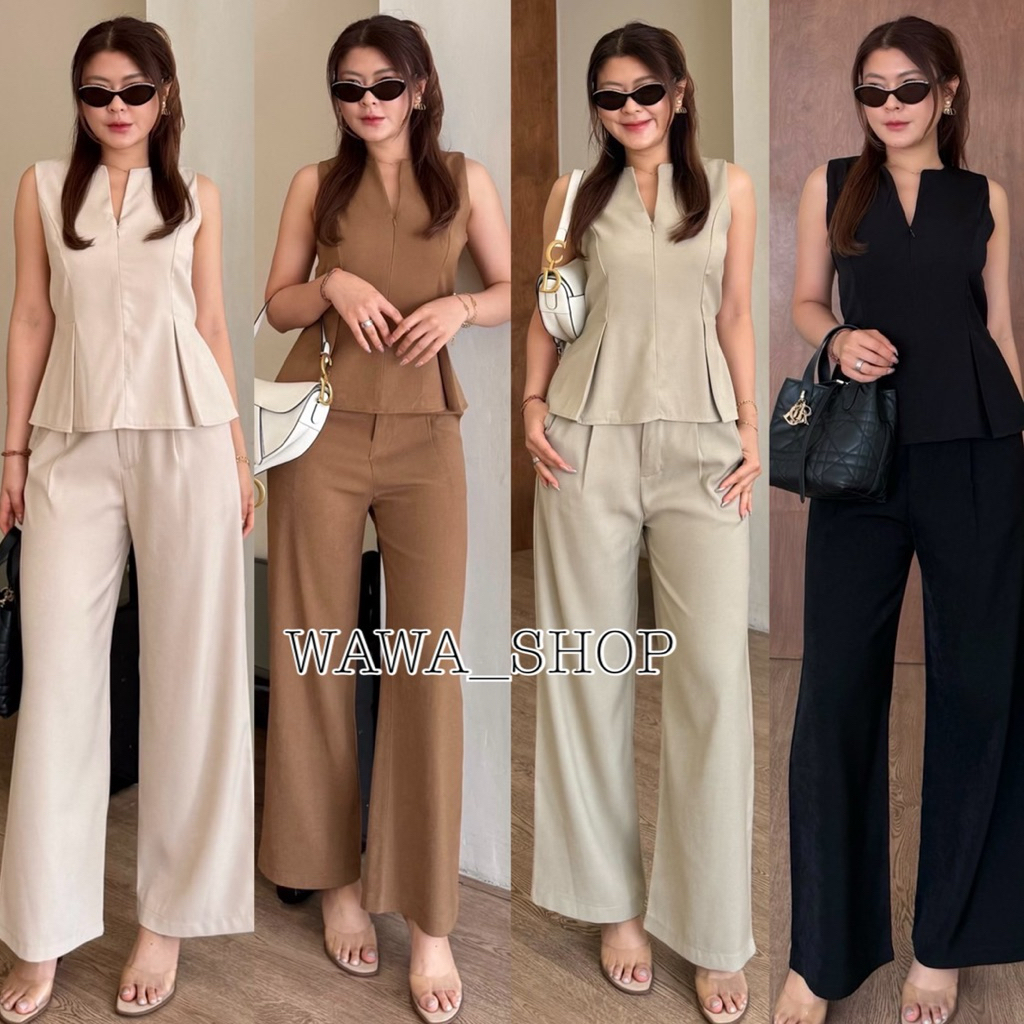B54 ชุดเซตแฟชั่นผู้หญิงพร้อมส่ง Nola Set