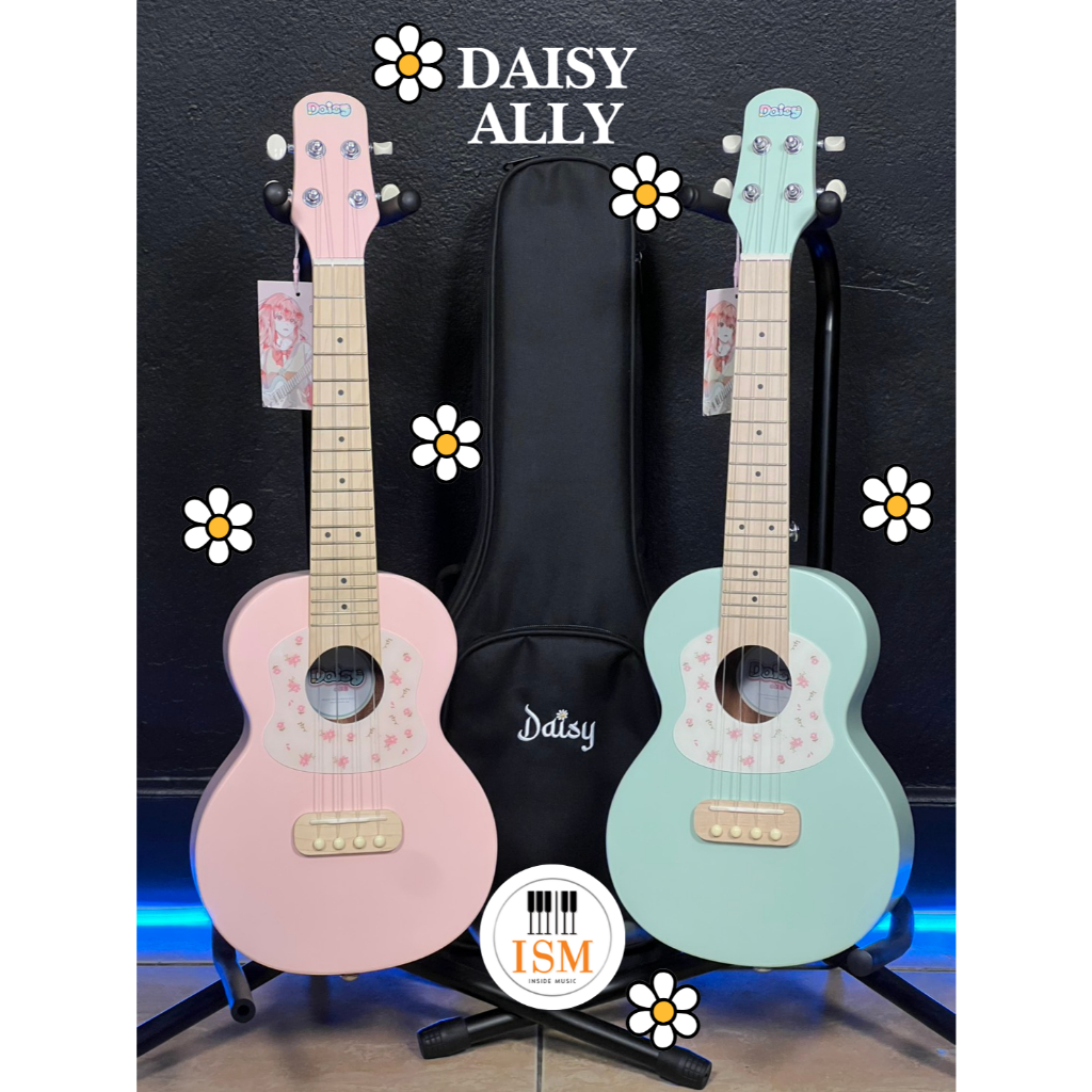 Daisy Ally อูคูเลเล่ ขนาดคอนเสิร์ต Concert Ukulele ฟรีกระเป๋า