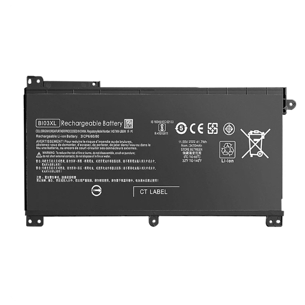 สำหรับ ใหม่เข้ากันได้ HP BI03XL Pavilion X360, Stream 14 ON03XL HP Battery Notebook แบตเตอรี่แล็ปท็อ