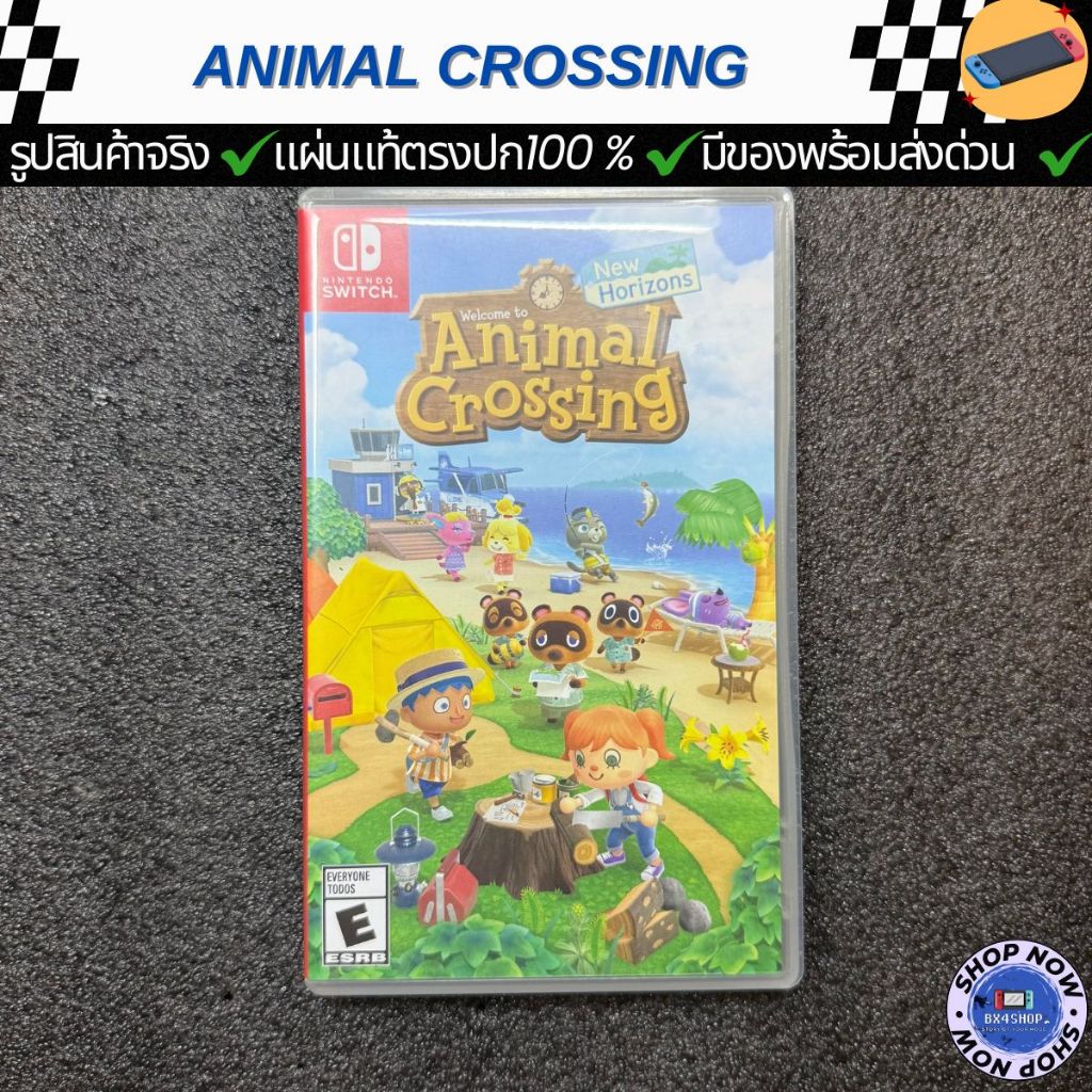 แผ่นเกม Nintendo switch ( ANIMAL CROSSING )มือ2 ของแท้ตรงปก พร้อมส่งด่วน