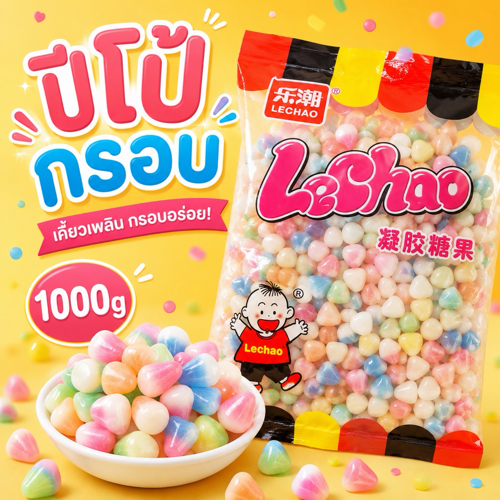 ปีโป้กรอบ Crispy Pipo 1000g.
