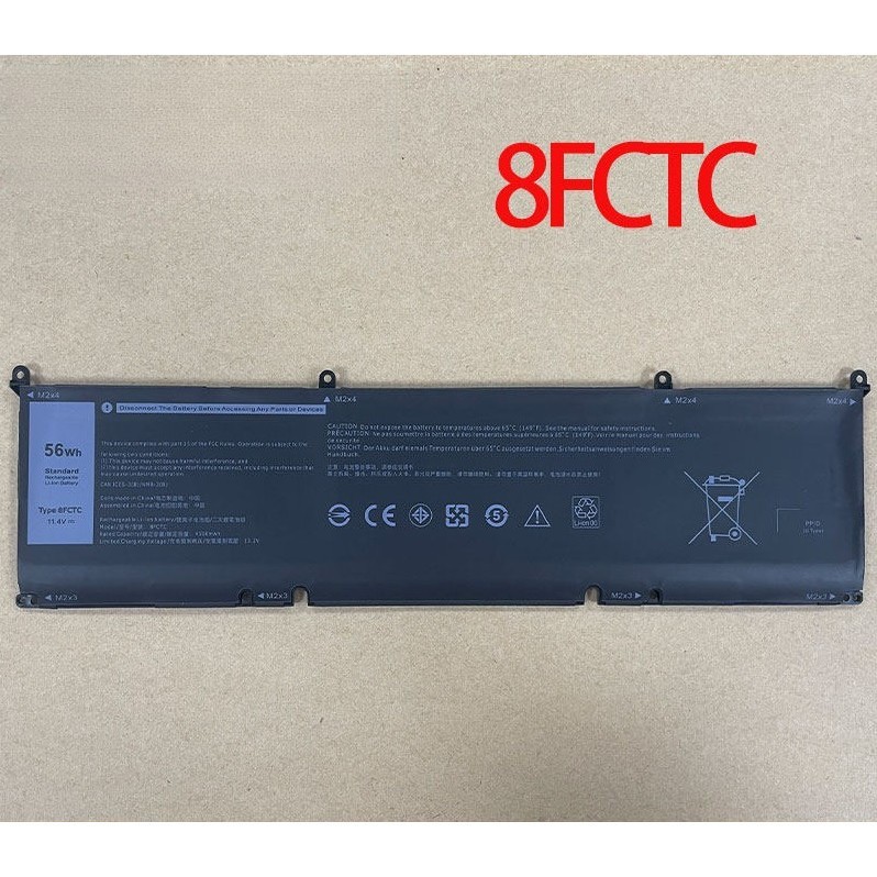 📢Dell 8FCTC แบตเตอรี่ สำหรับ Dell G15 5510 5511 5515 5520 5530 5535 69KF2 battery