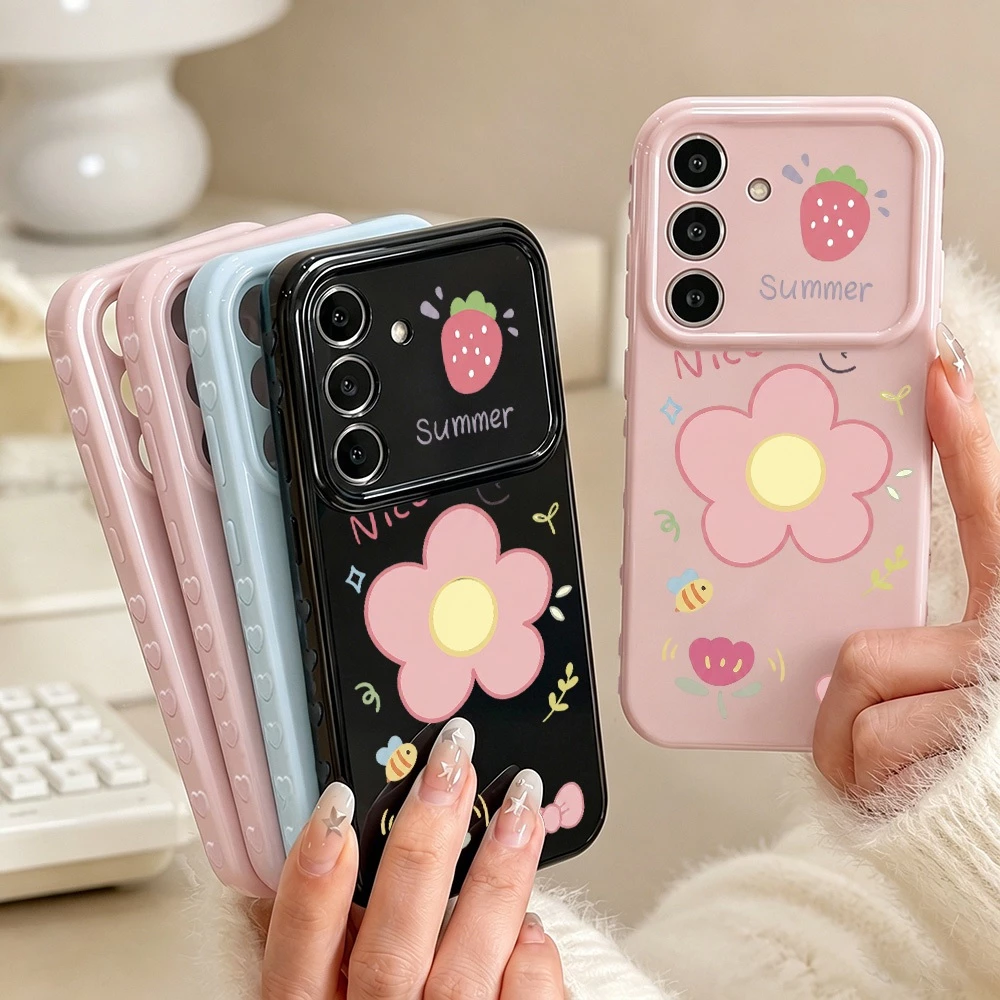 เคสทรศัพท์ For Samsung A55 A16 A17 A57 A27 A54 A37 A26 A56 A36 A07 A06 A35 A12 A13 A14 A15 A05 A05S เคสโทรศัพท์ลายหัวใจ