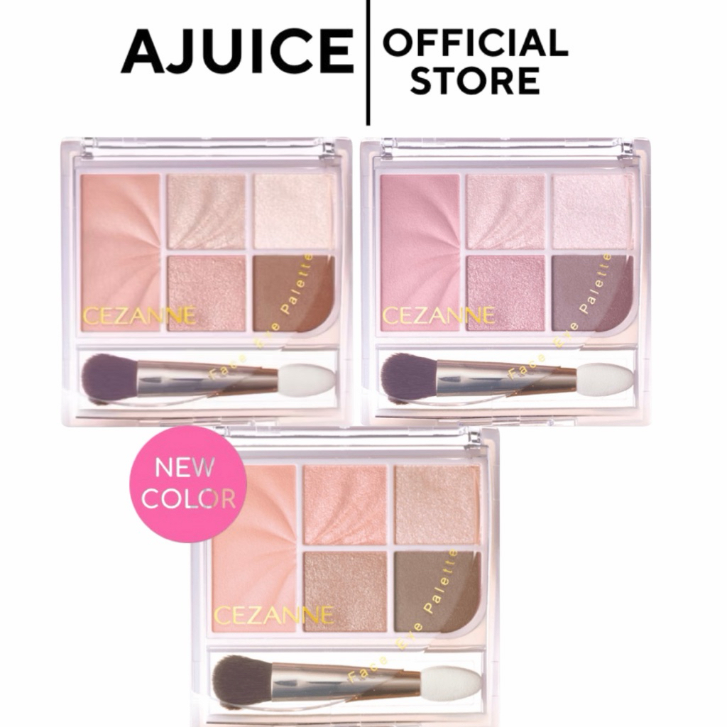 ส่งด่วน 💚🇯🇵พาเลทแต่งหน้า Cezanne Face Eye Palette รวมบลัชออน ไฮไลท์ และอายแชโดว์ไว้ในตลับเดียว.