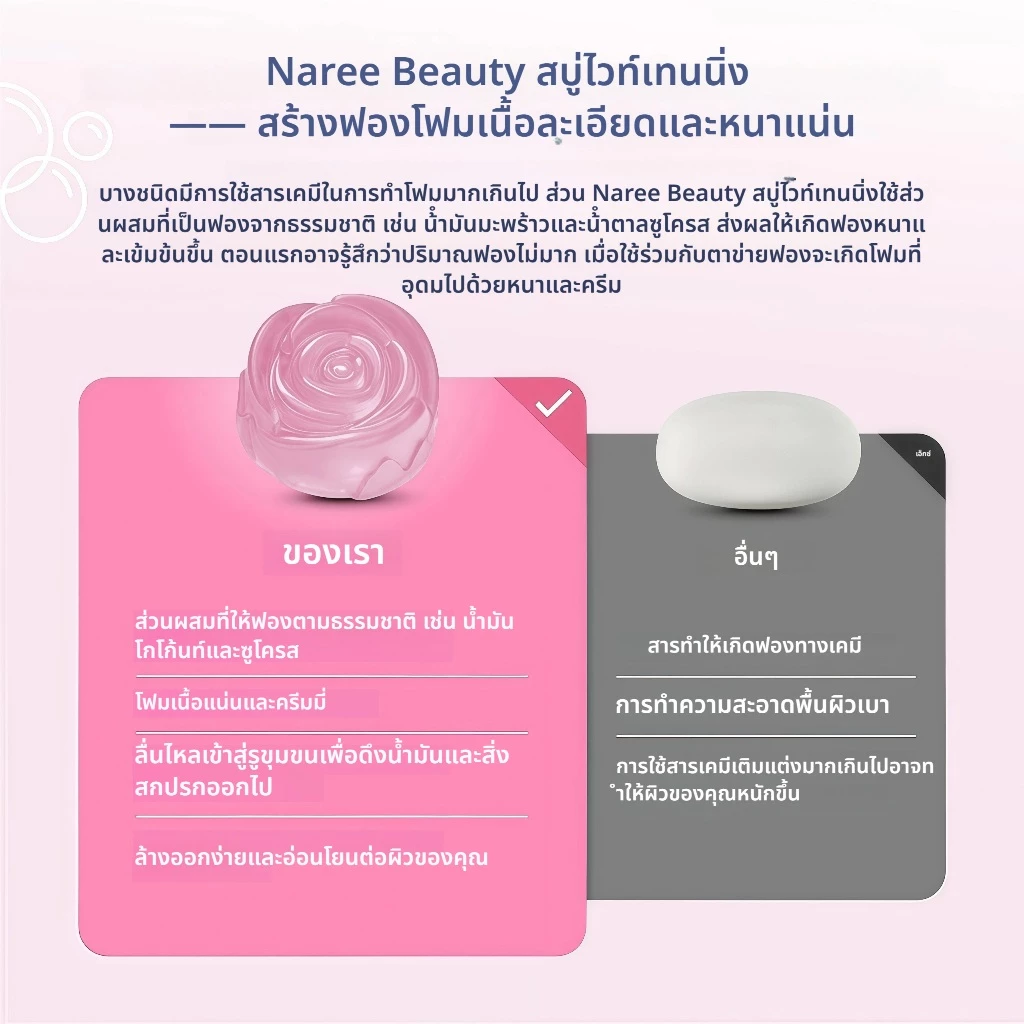 สบู่กุหลาบ Moobibi NareeBeauty 80 กรัม thumbnail 10