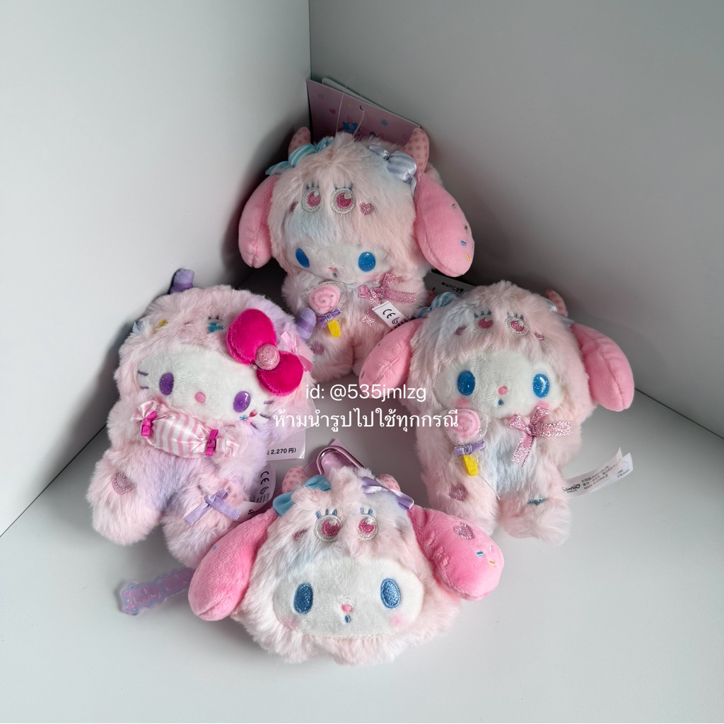 ส่งทันทีได้ ‎⌗ พวงกุญแจ Fuffy Monsters & Pastel พาสเทลน่ารัก