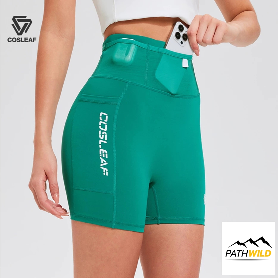 Cosleaf Trail Compression Shorts กางเกงวิ่งรัดรูปสำหรับผู้หญิง ขาสั้น มีช่องเก็บของเยอะ นุ่มใส่สบายกระชับดีแห้งไว