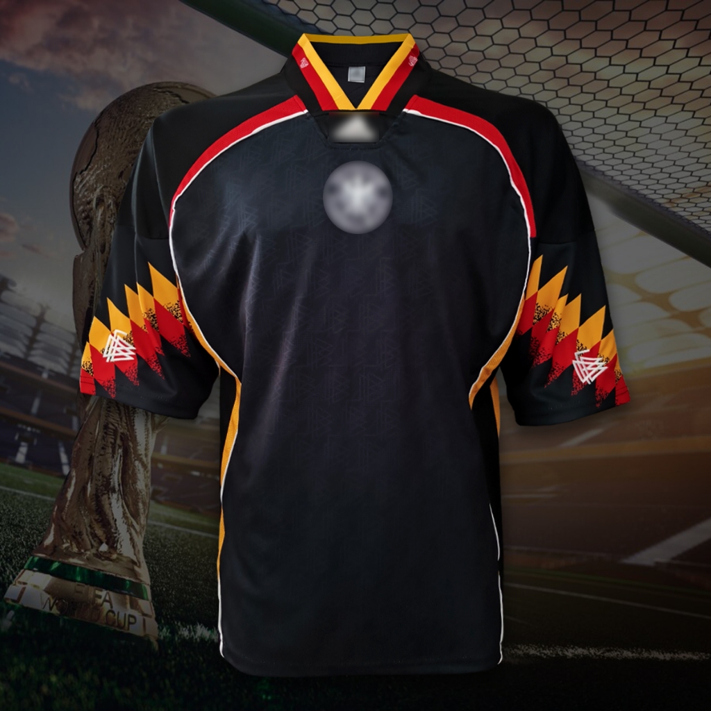 เสื้อกีฬาวินเทจ เสื้อแฟช้่นกีฬาสไตร์ฮิปฮอป ทีม เยอsมัน โอเวอร์ไซส์ S-2XL #RT0226