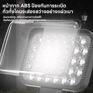 【รับประกัน 10 ปี】ไฟสปอตไลท์ ไฟฉุกเฉิน โคมไฟตั้งแคมป์ ไฟสปอร์ตไลท์ ไร้สาย 8 นิ้ว 21V ปรับแสงได้ 2 ระดับ ไฟแบต ไฟแคมป์ ไฟพ