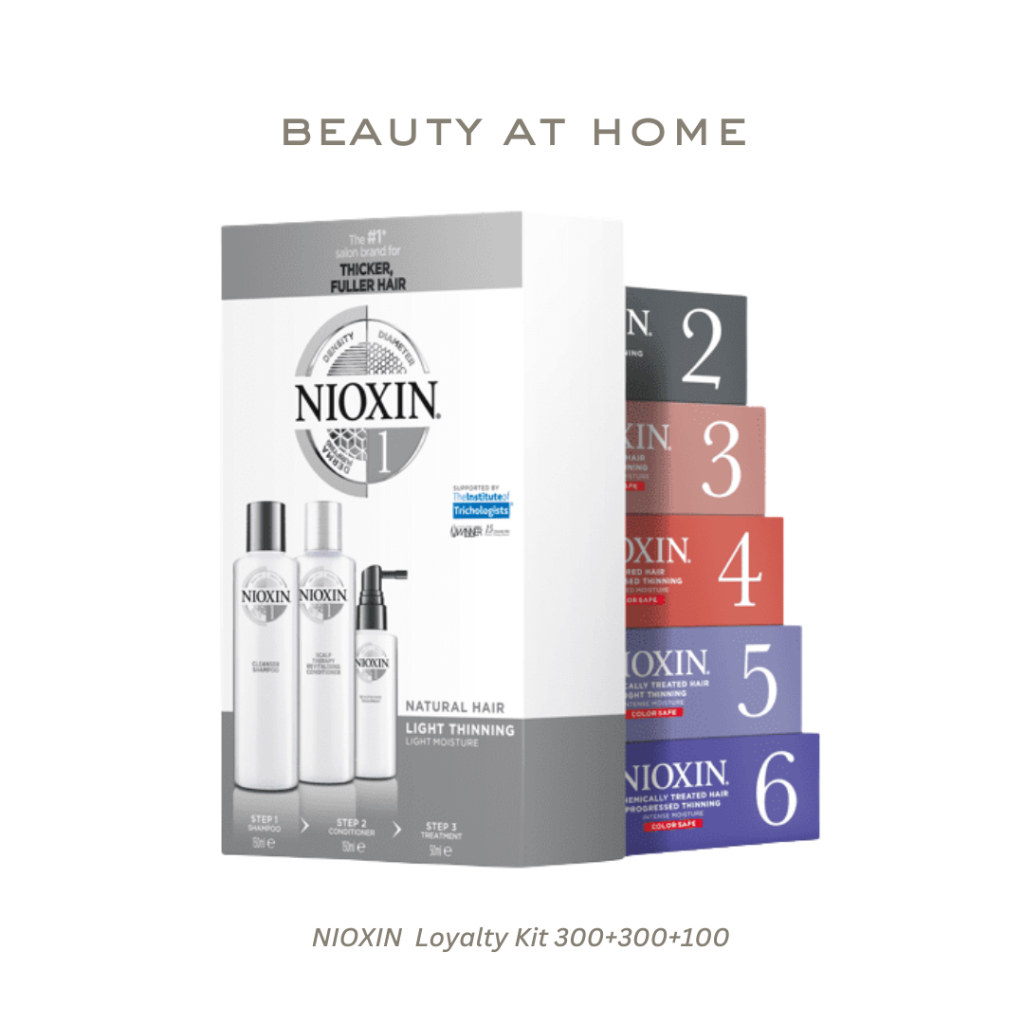 *พร้อมส่ง* NIOXIN System 1-6 Starter Kit (100+100+50) and Loyalty Kit (300+300+100)
