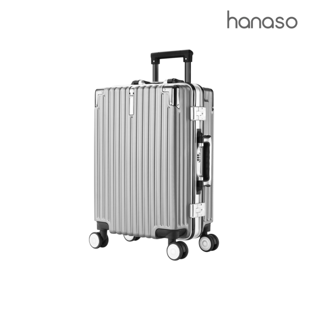 Hanaso กระเป๋าเดินทาง กระเป๋าเดินทางล้อลาก กระเป๋าขึ้นเครื่อง travel luggage ขนาด 20 และ 24 นิ้ว เลือกได้ตามการใช้งาน