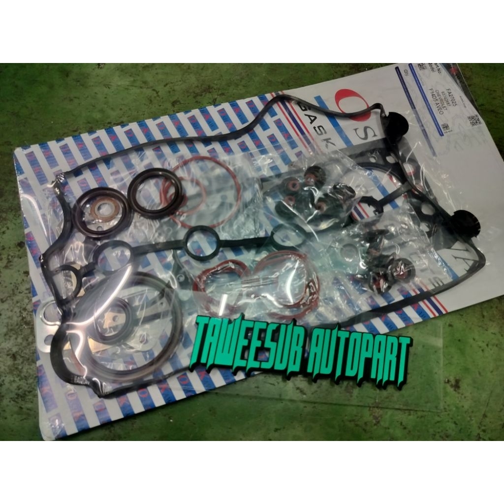 ปะเก็นชุด CHEVROLET AVEO 1.4 1.6 F14D5 FA27025 93742687