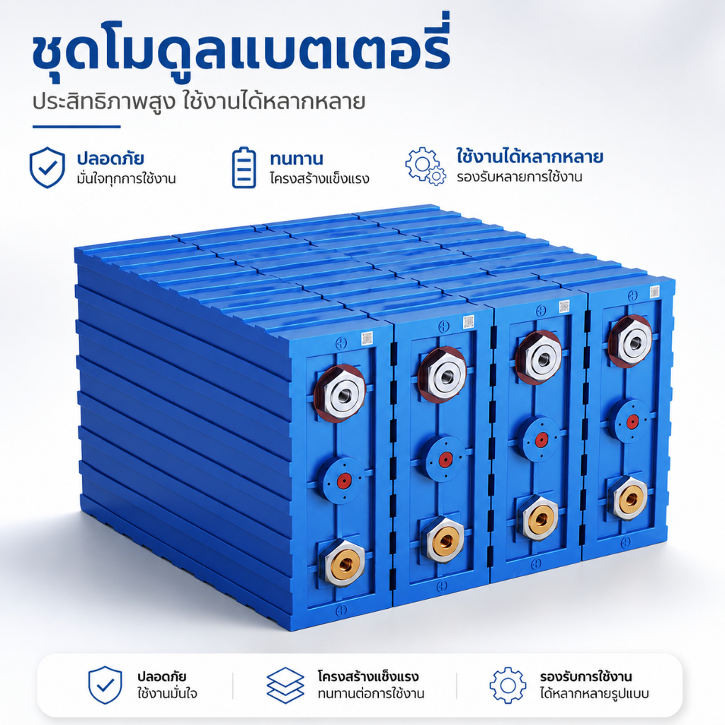 【ซื้อ 3 แถม 1】แบตเตอรี่​ ลิเธียม​ CALB Lifepo4 3.2v GRADE A 200Ah เซต4ก้อน ฟรีน็อตและบัสบาร์ 5.2v GRADE A 500Ah 200Ah