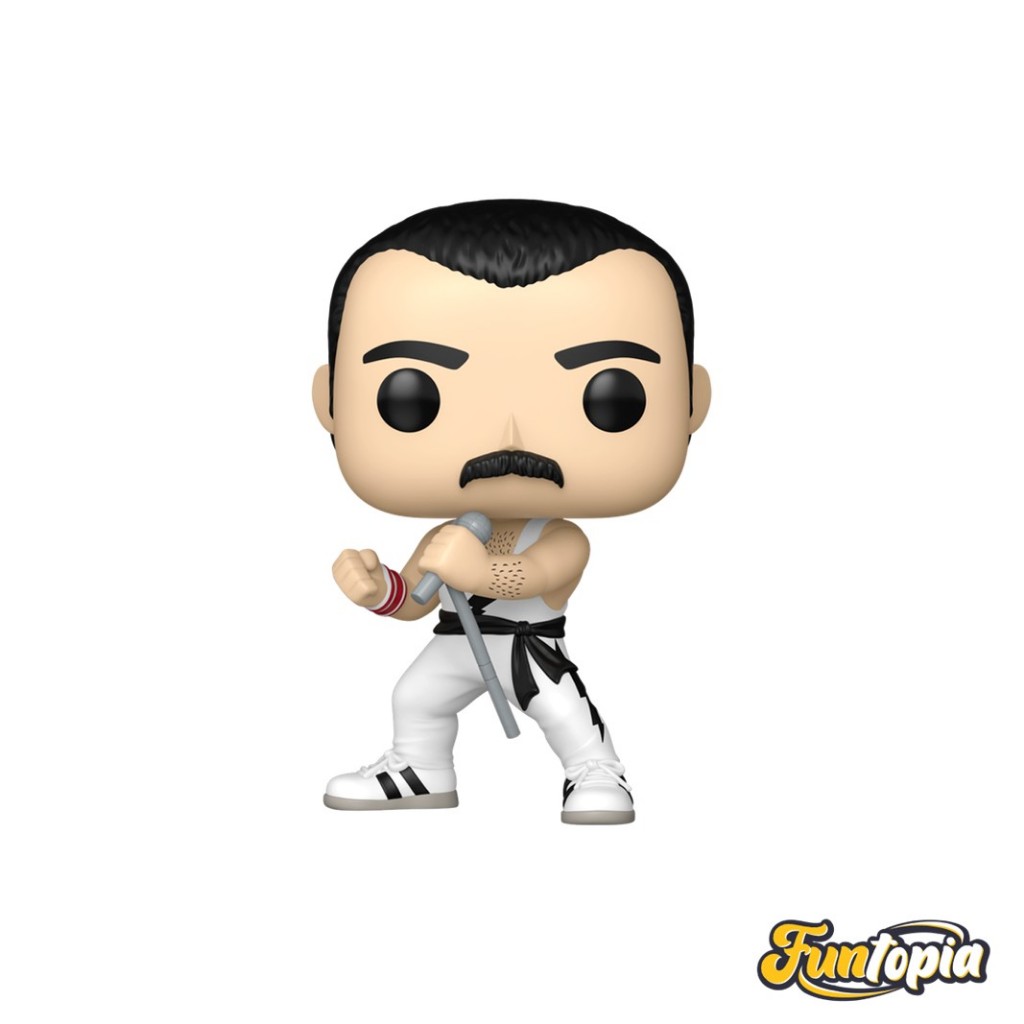 Funko POP! (75373) Freddie Mercury (White Singlet)(496) POP! Rocks: Queen by Funko