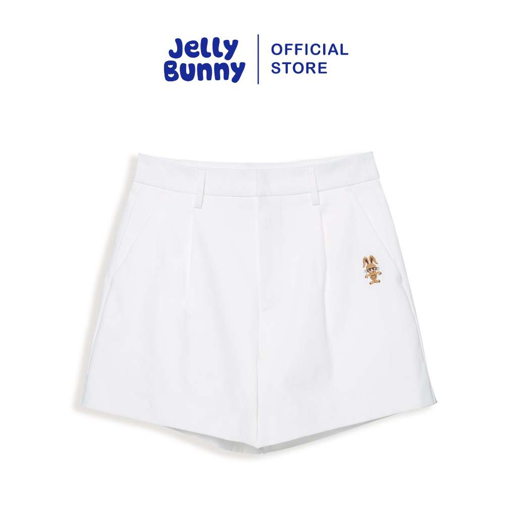 JELLY BUNNY กางเกงขาสั้นปักลาย JERME รุ่น B26SGWA055 WHITE