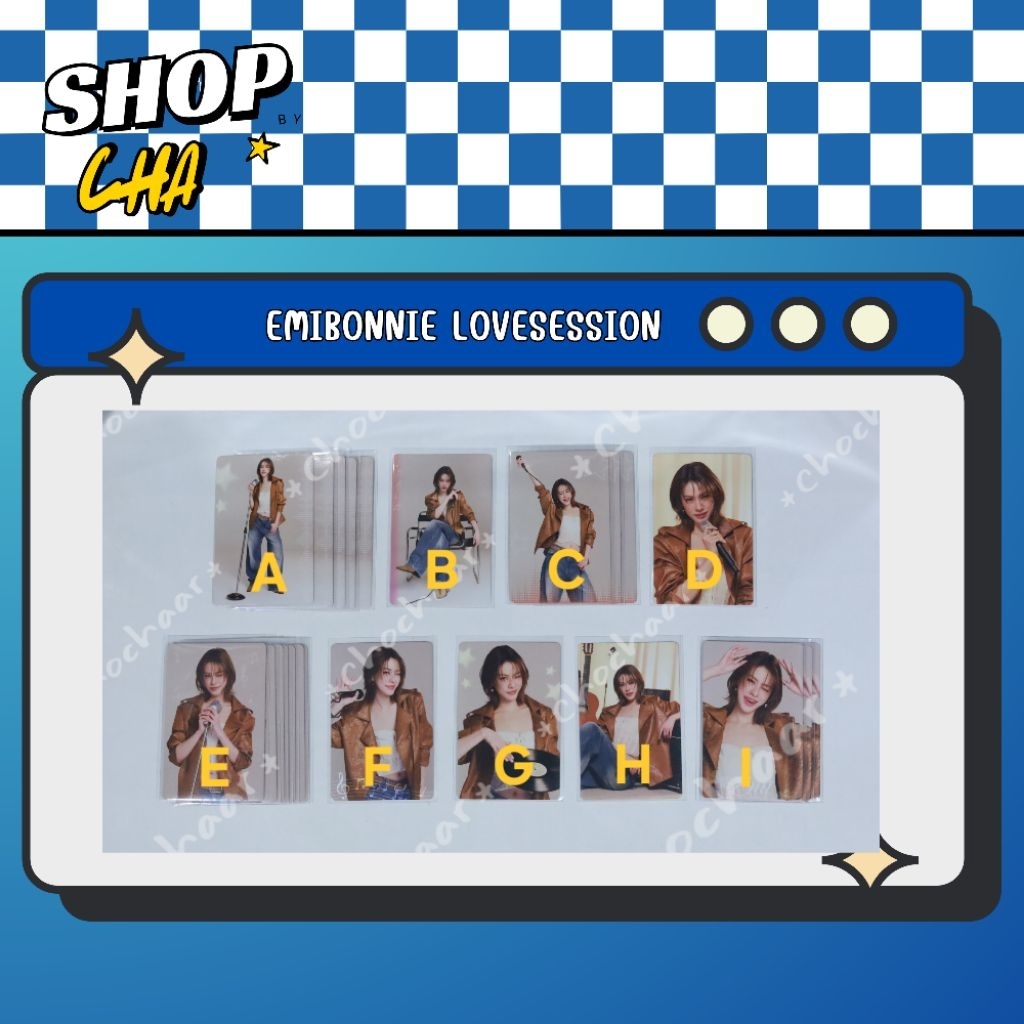 {พร้อมส่ง} Random card เอมี่บอนนี่ Lovesession (แยกการ์ด)