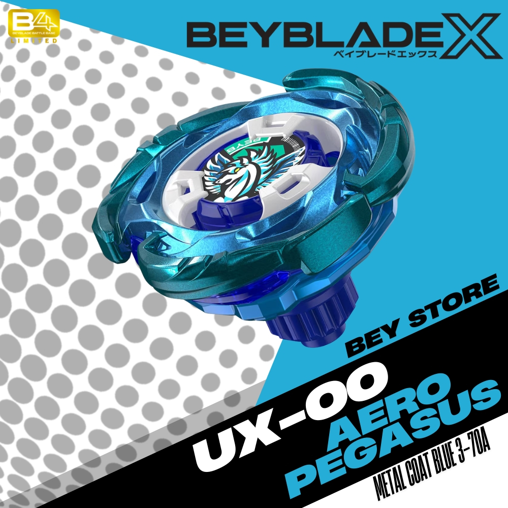Beyblade X UX-00 AERO PEGASUS 3-70A (Metal Coat Blue)[Limited Edition]โซนJP