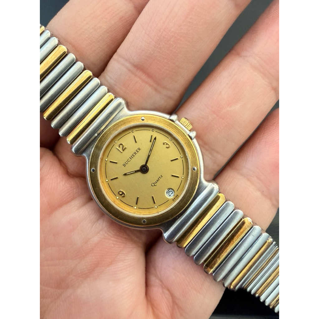 BUCHERER QUARTZ SWISS Lady ของแท้ มือสอง มีตำหนิ