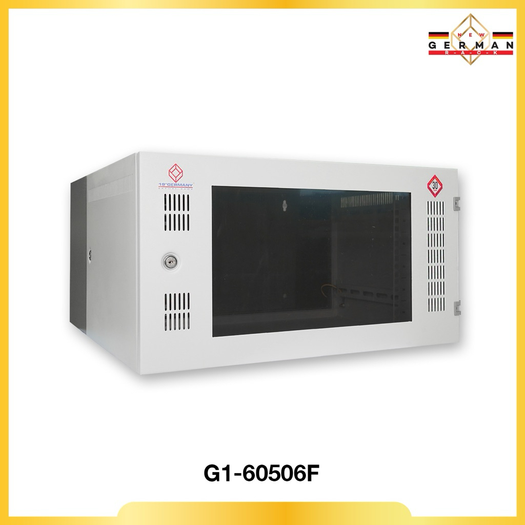 19" GERMANY G1-60506F Front Perforate Wall Rack 6U (60x50x32cm)