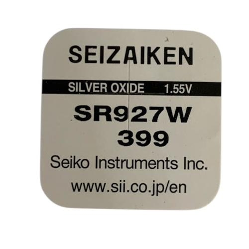 ถ่านกระดุม Seizaiken 399 / SR927W  แบ่งจำหน่าย แบบ 1 ก้อน,5 ก้อน