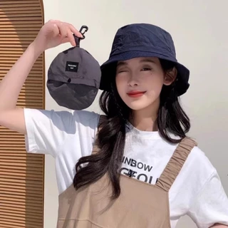 หมวกบักเก็ต กระเป๋าเก็บของแบบพกพา พับได้ หลากหลายแบบ ป้องกันรังสียูวี แบบแห้งเร็ว Hat