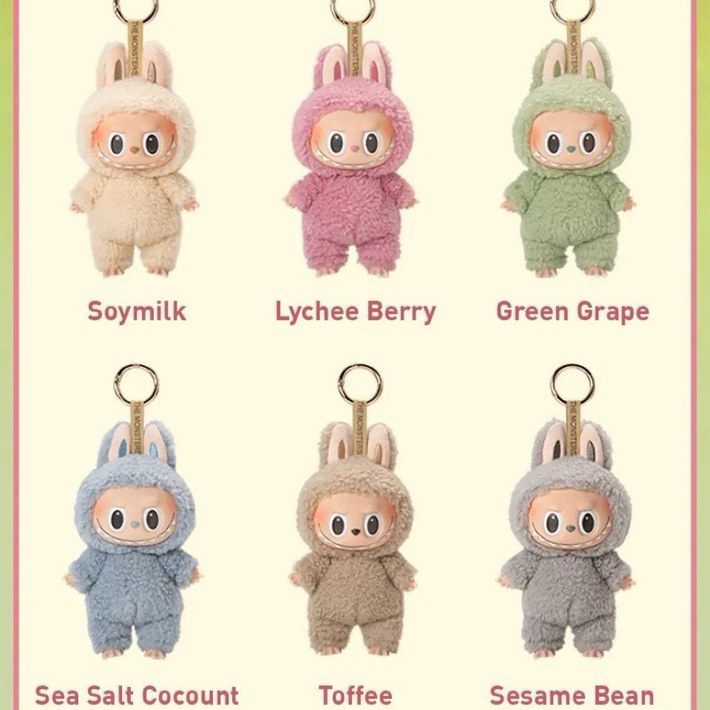 🌈โค้ดลด25% พร้อมส่งด่วน Labubu V.1 Th Monsters Exciting Macaron ห้อยกระเป๋า