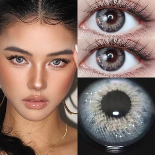 【ซื้อ2คู่ลด฿10,แถม ลิปสติก+อายไลเนอร์💋】Midroo เลนส์สายฝอ เหมาะกับเมื่อแต่งหน้า Brown/Grey/Green-14.0/14.2MM รายเดือน