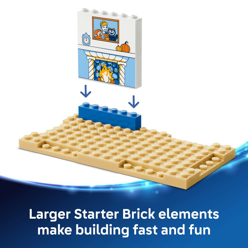 LEGO Disney Princess ‏43283 قلعة سندريلا وأصدقائها الحيوانات (149 قطعة) — صورة 6